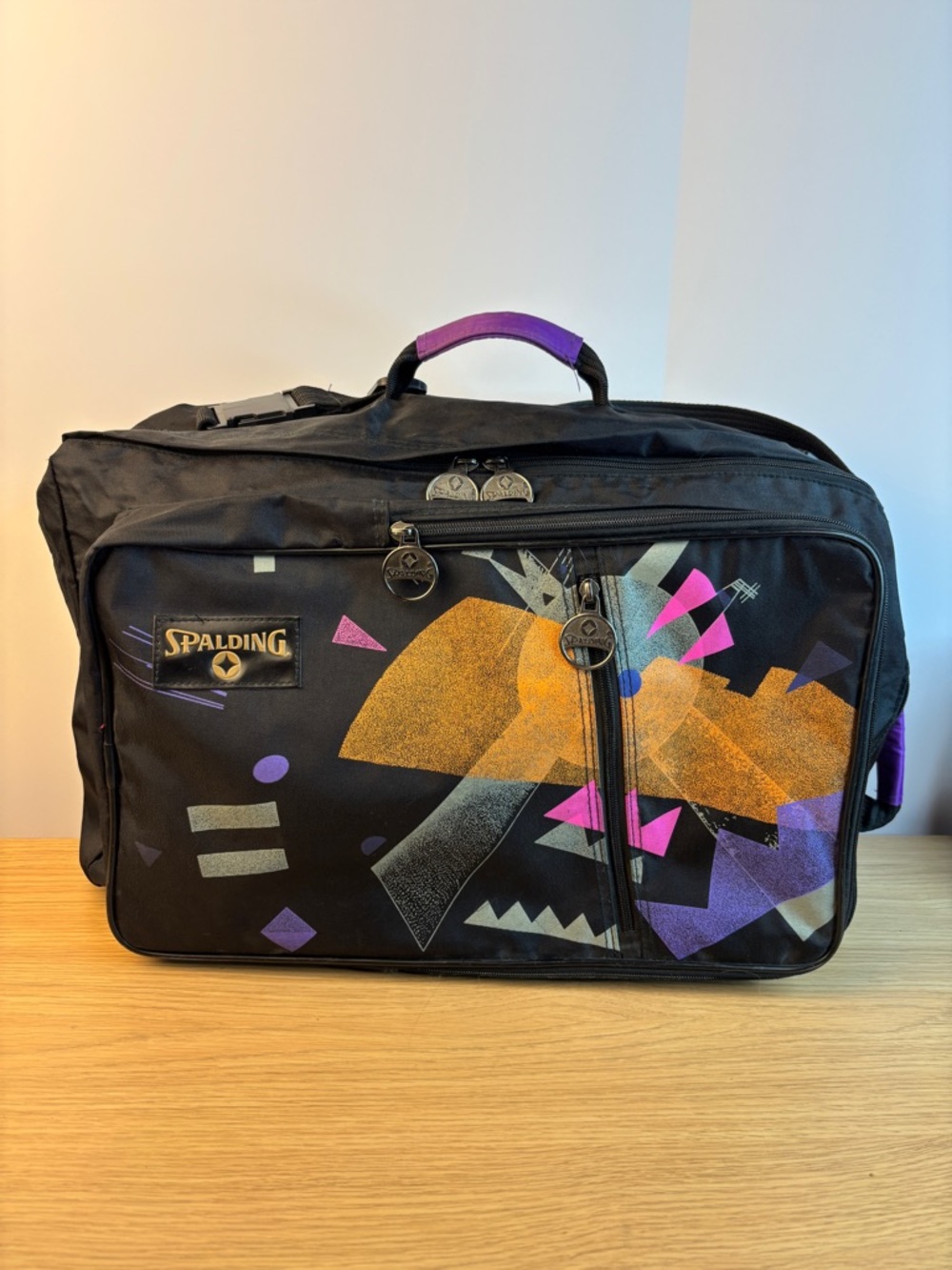 Rare Vintage 90’s Spalding Duffle Convertible to Backpack